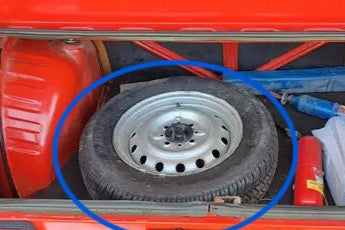 Soporte de rueda de auxilio Fiat 128